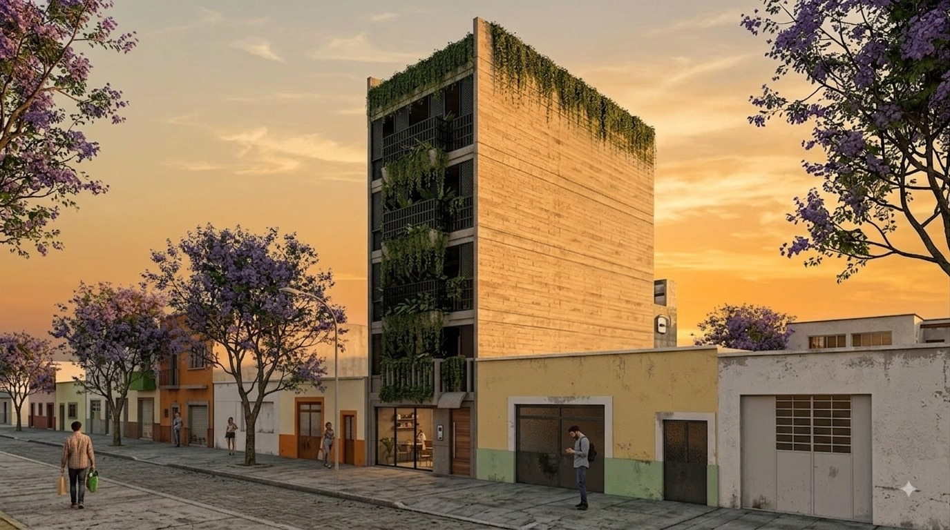 Render TERRA 563 — fachada